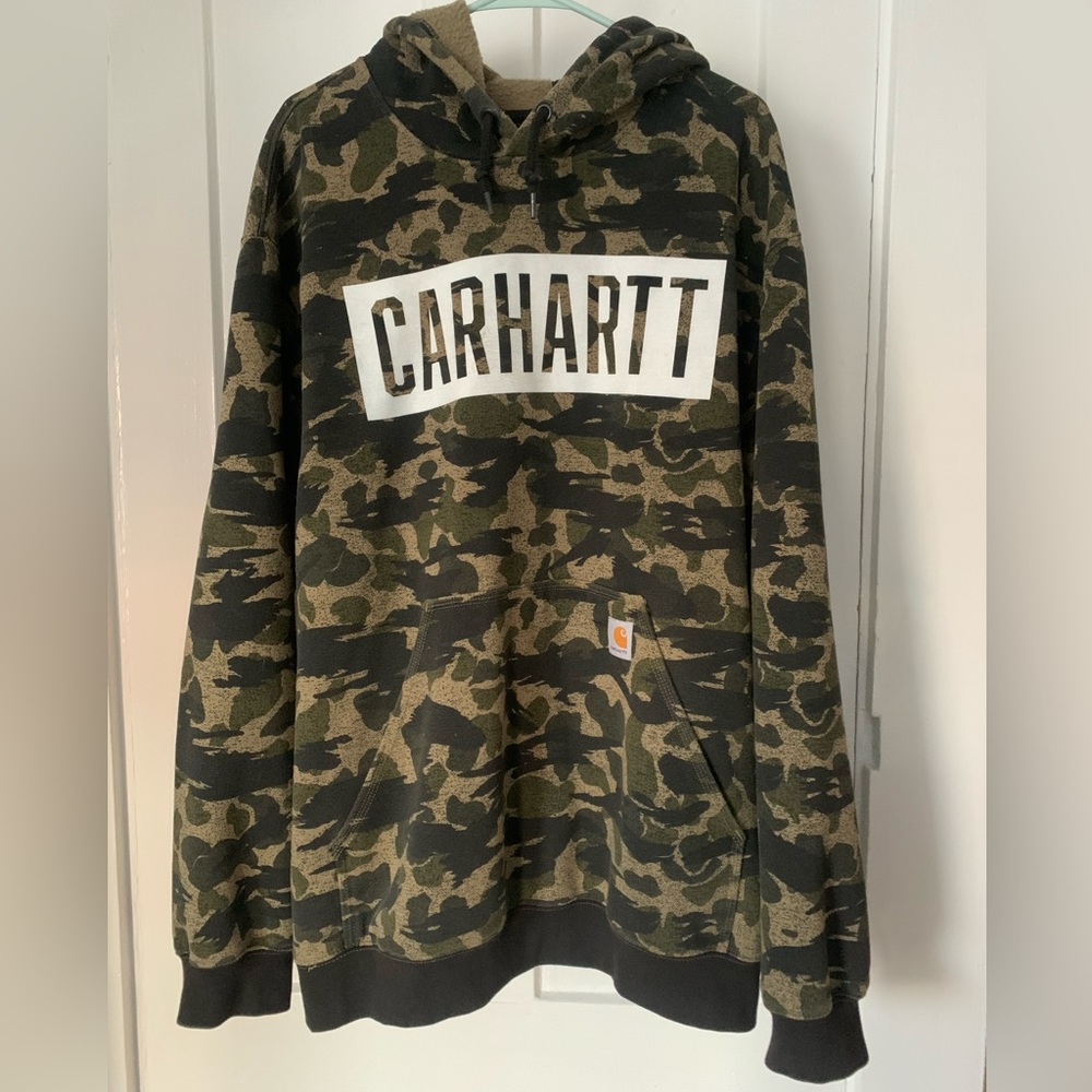 Carhartt Mens Camouflage Hoodie